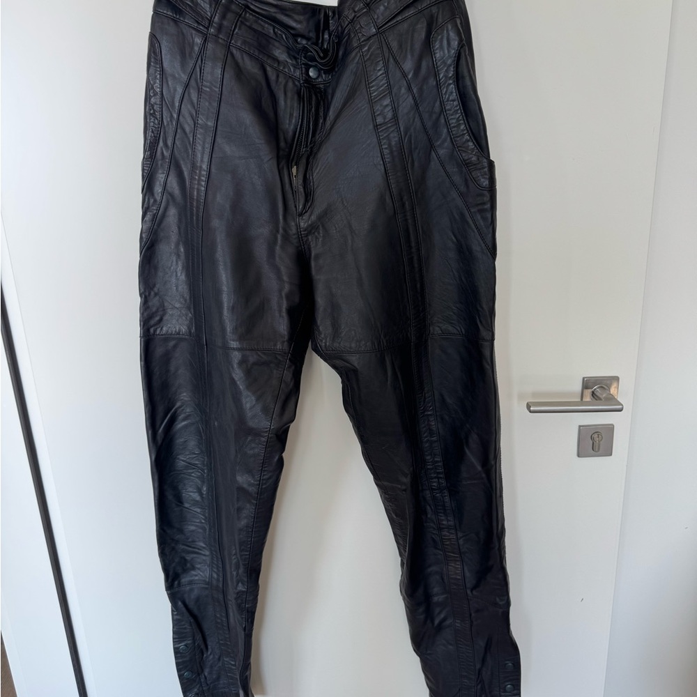 Michael Hoban Leather Pants